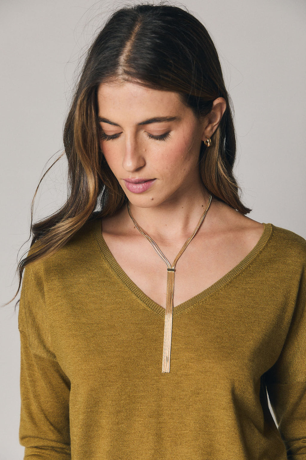 Collar cadenas oro
