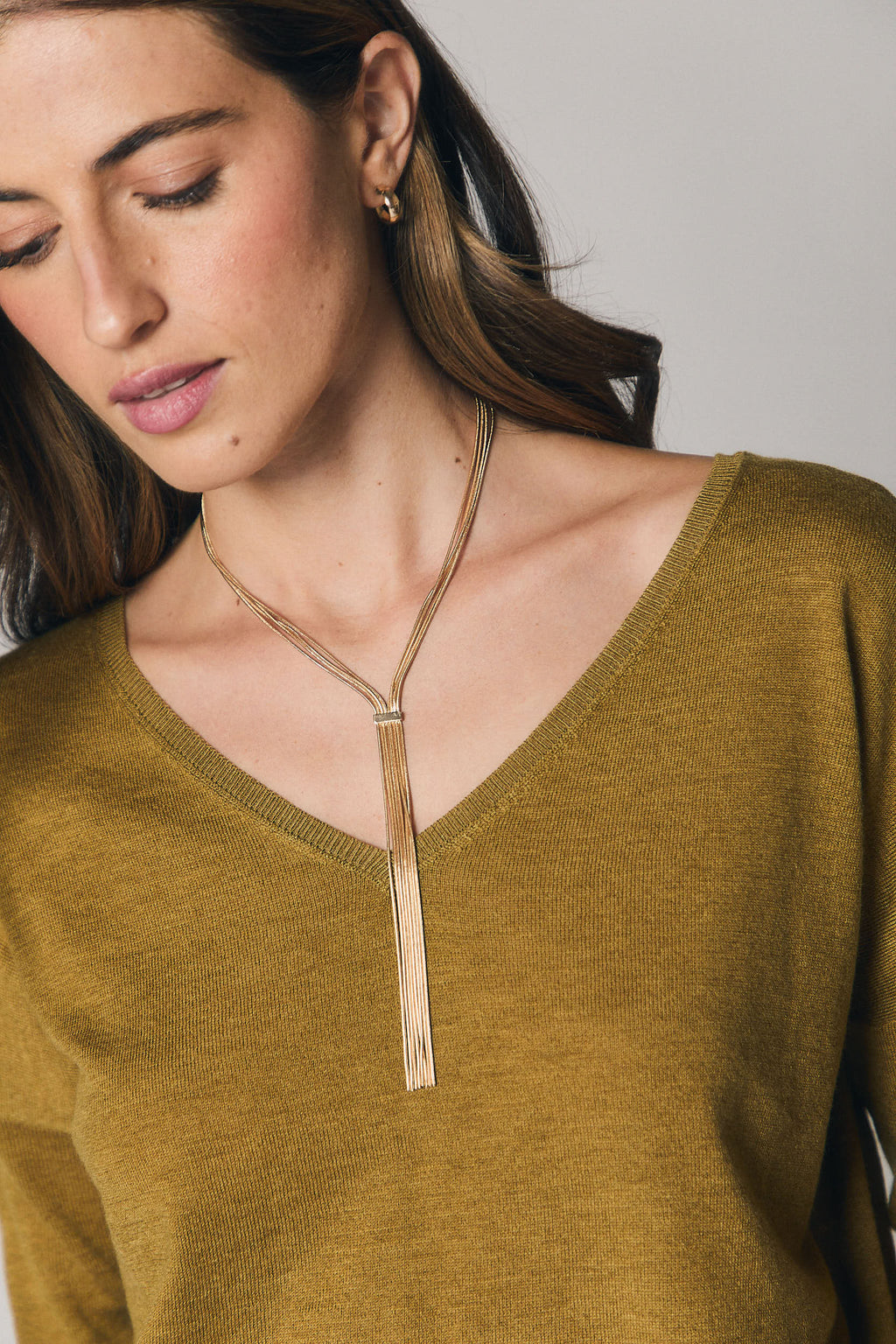 Collar cadenas oro