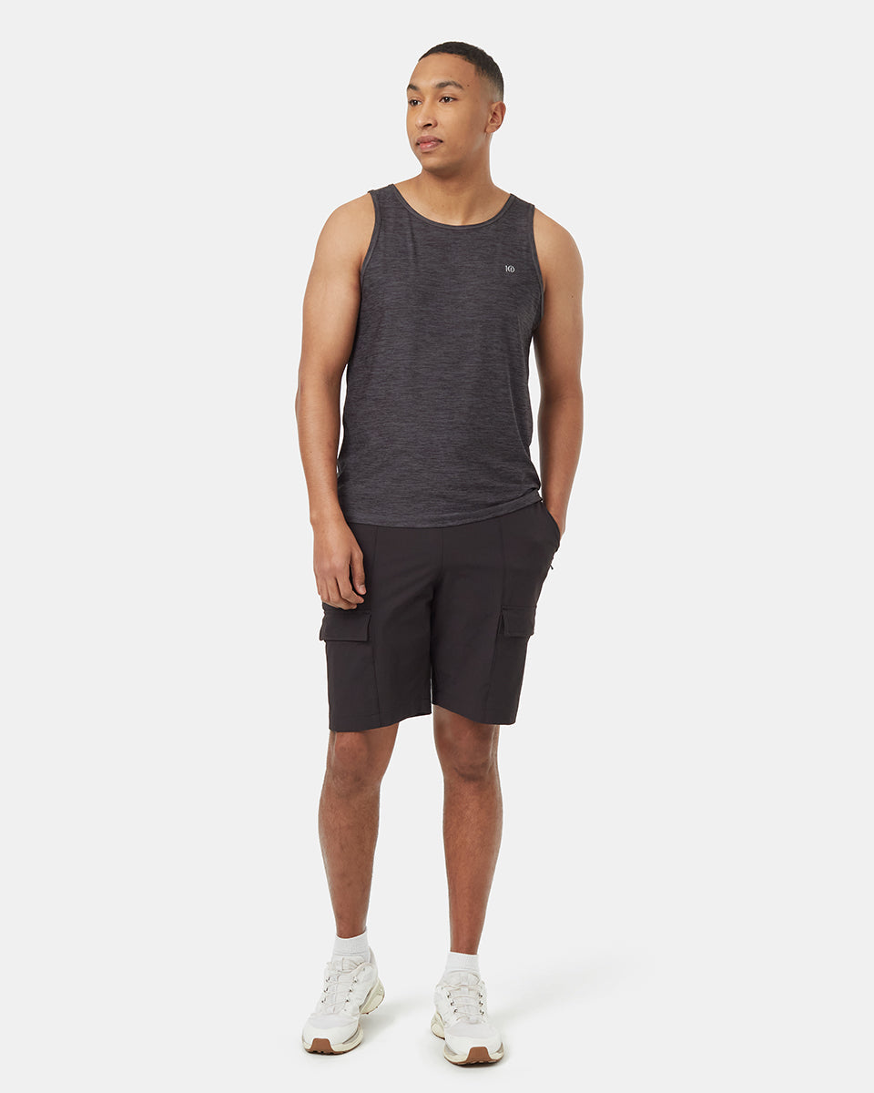 Camiseta Tirantes Deportiva Negra