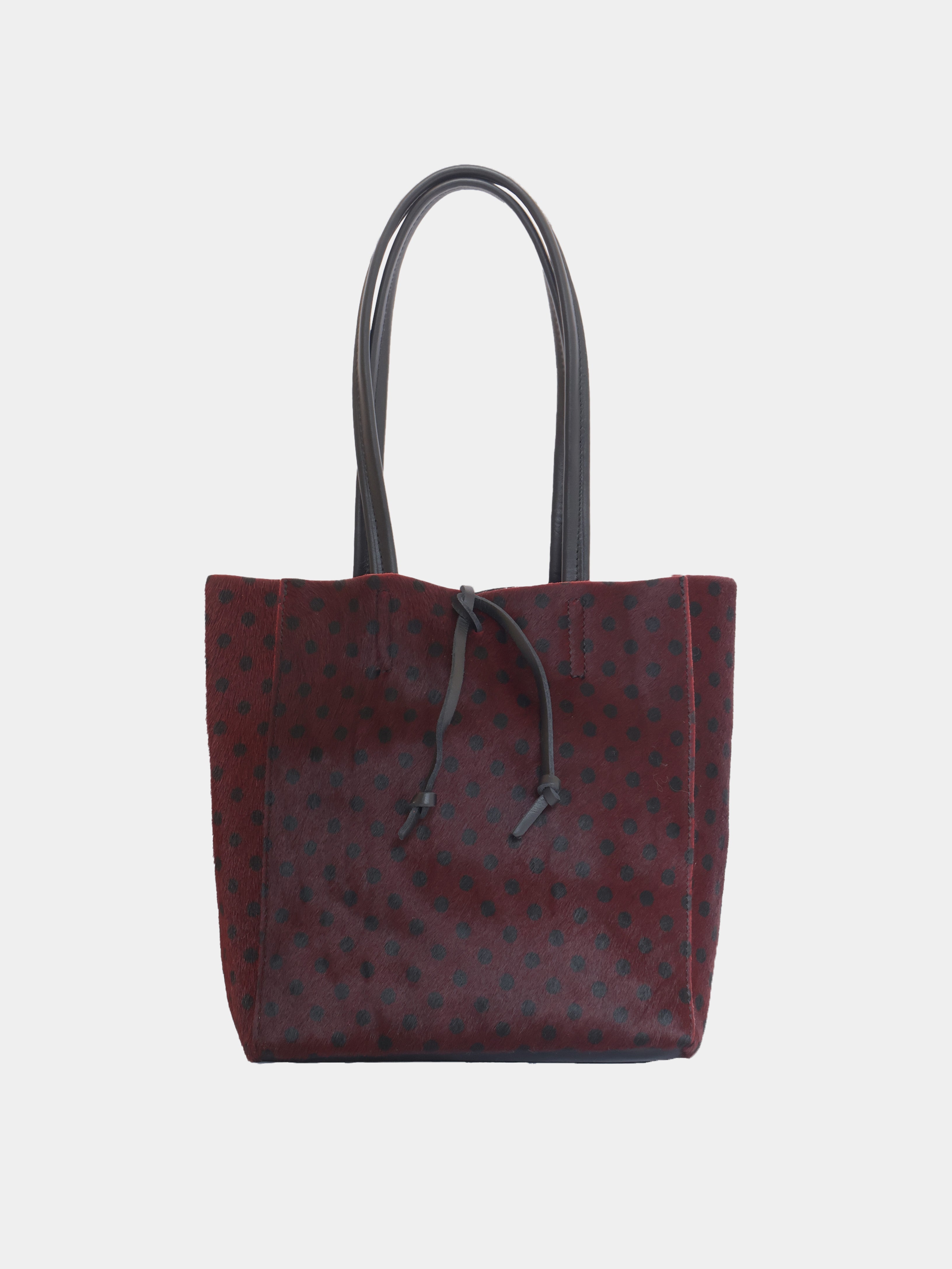 Bolso Tote Burdeos Mediano