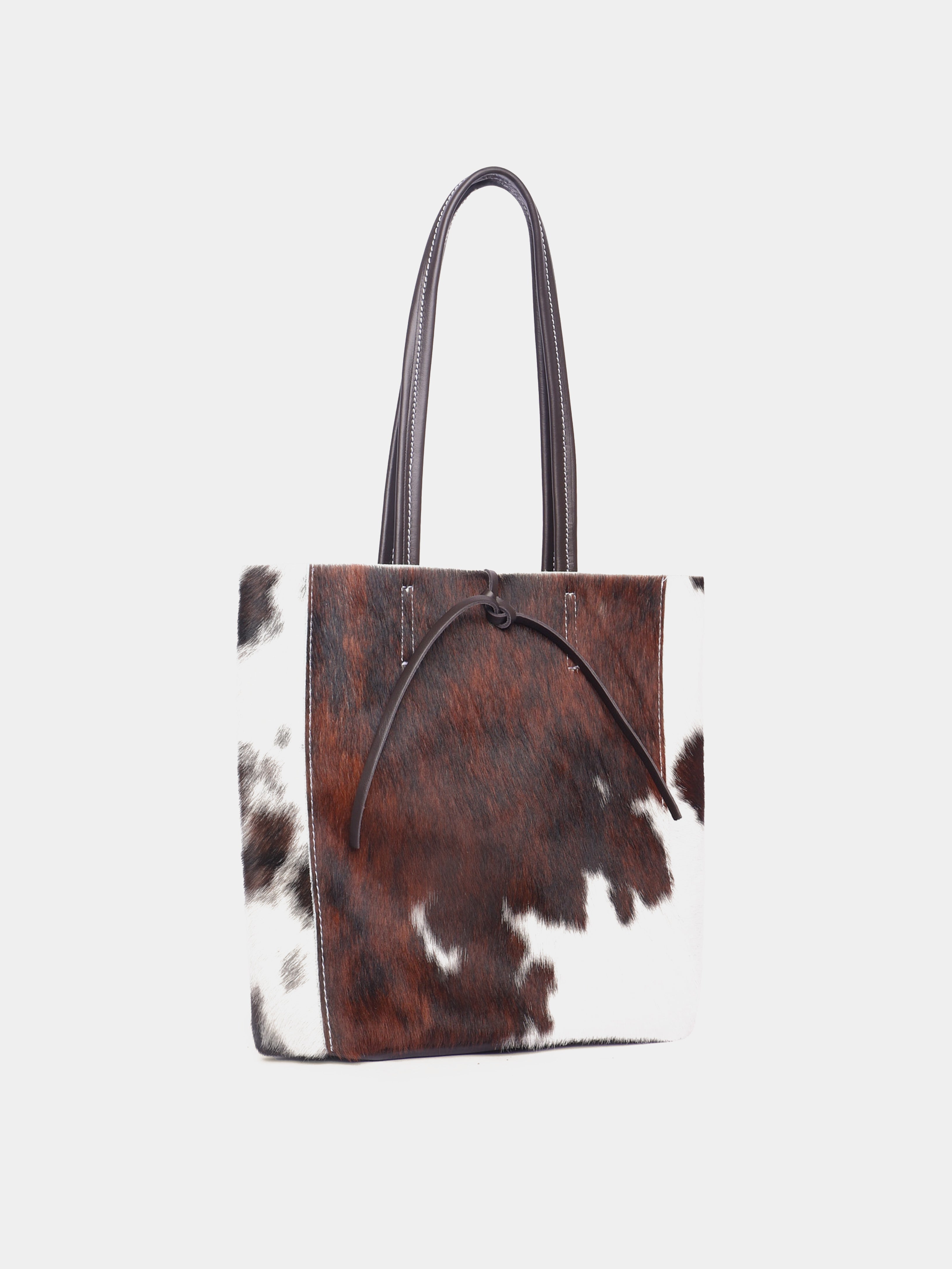 Bolso Tote Pelo de Vaca Mediano