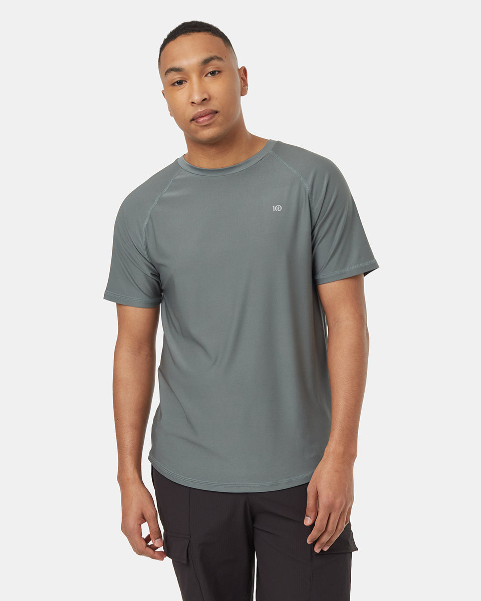 Camiseta Deportiva Manga Corta Verde