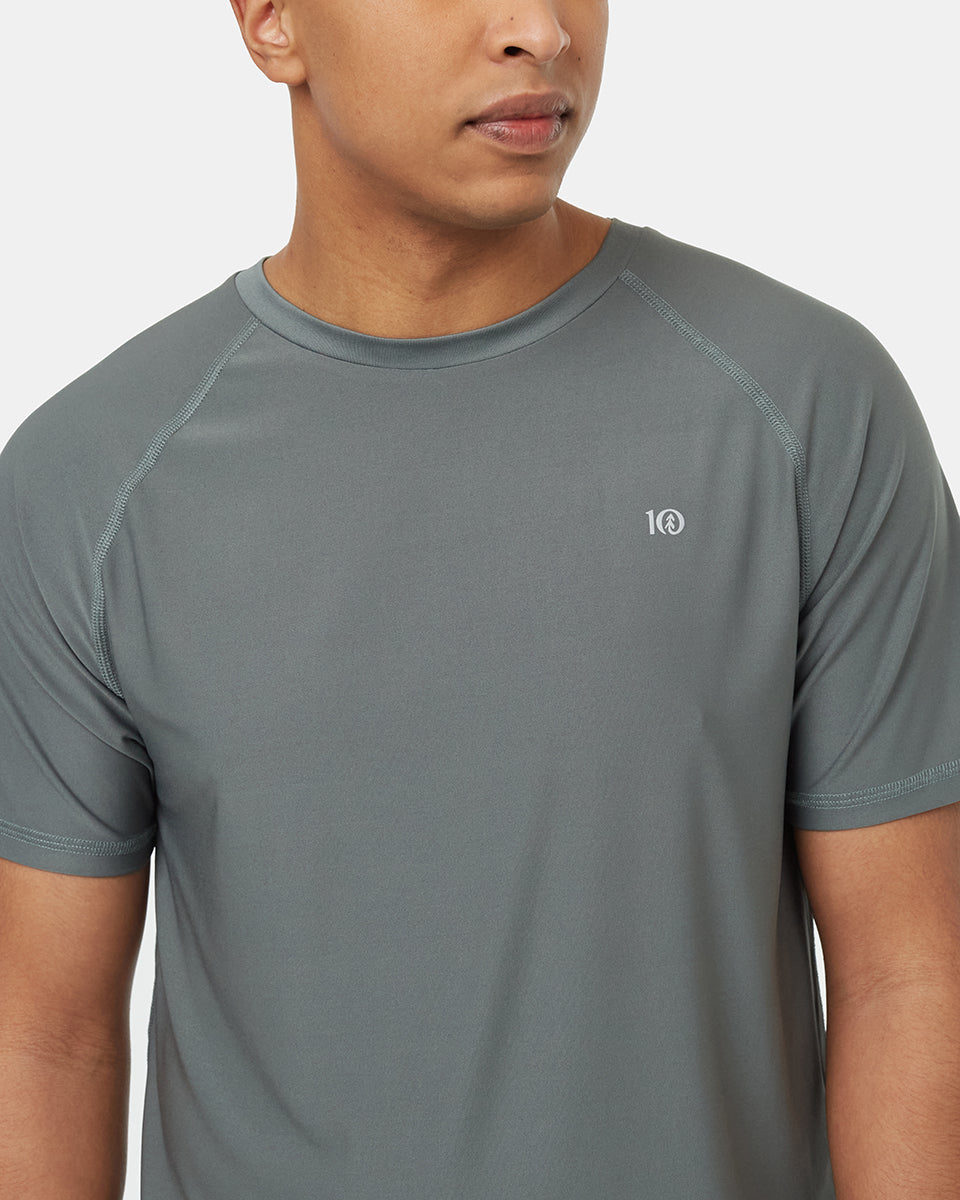 Camiseta Deportiva Manga Corta Verde