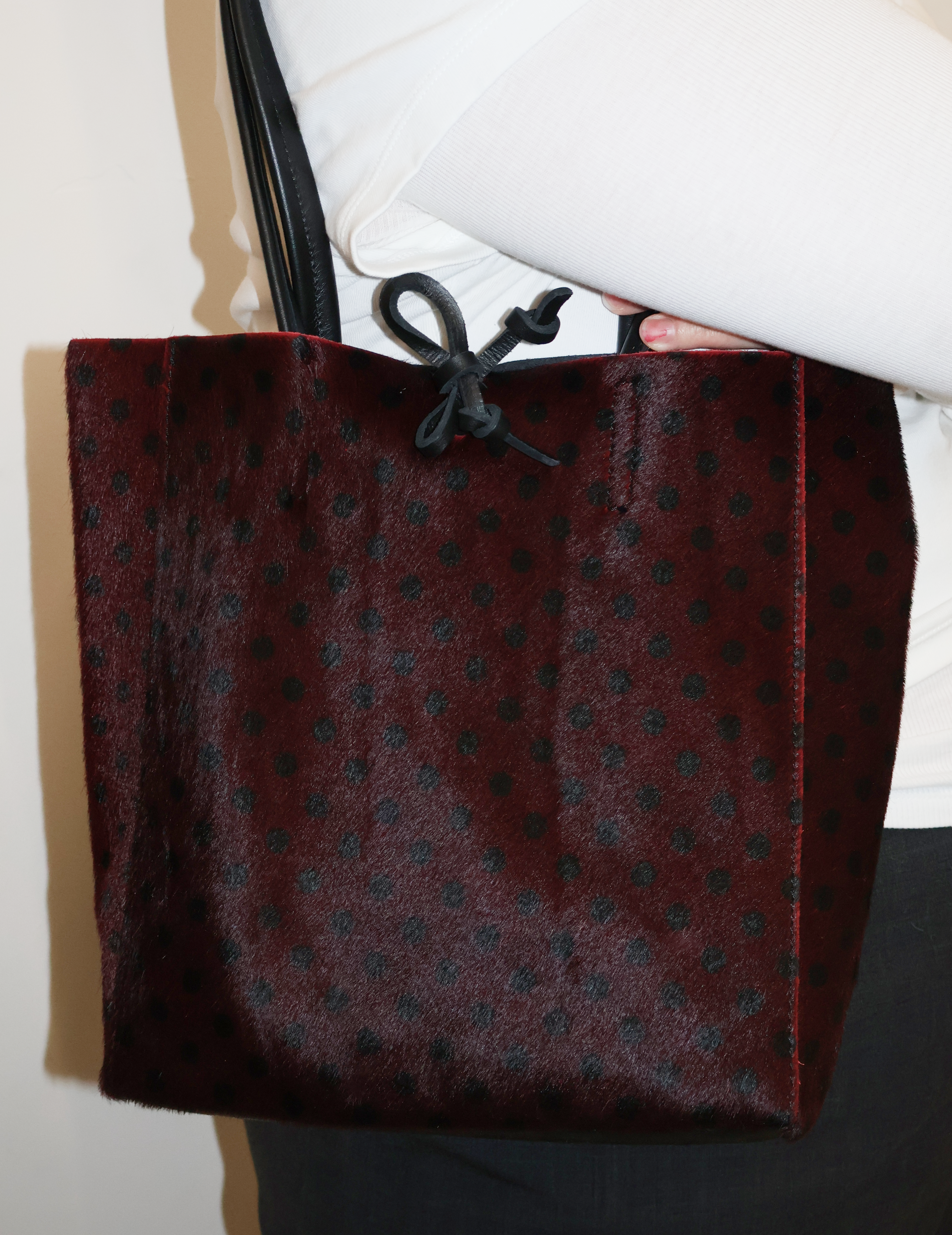 Bolso Tote Burdeos Mediano