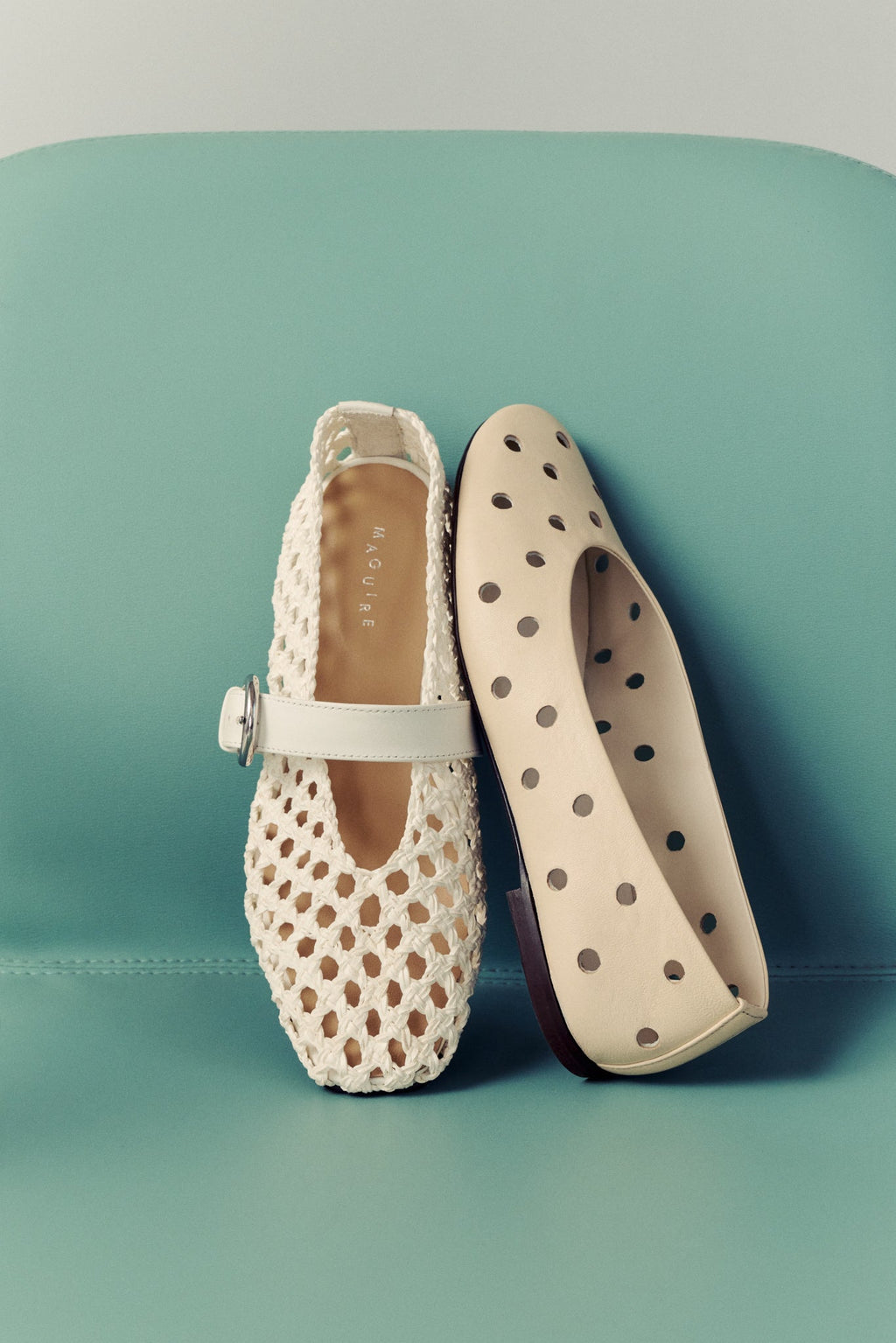 Bailarinas Trenzadas Crema Aveiro