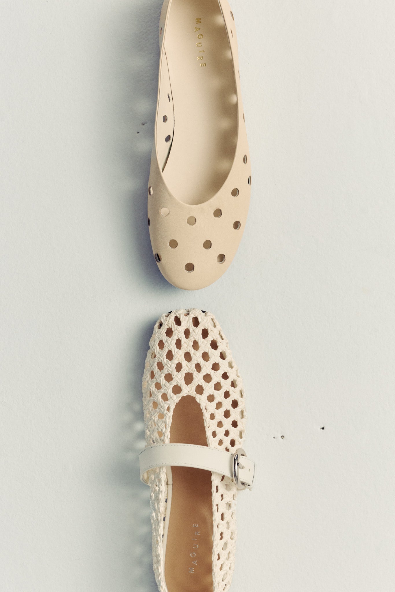 Bailarinas Trenzadas Crema Aveiro