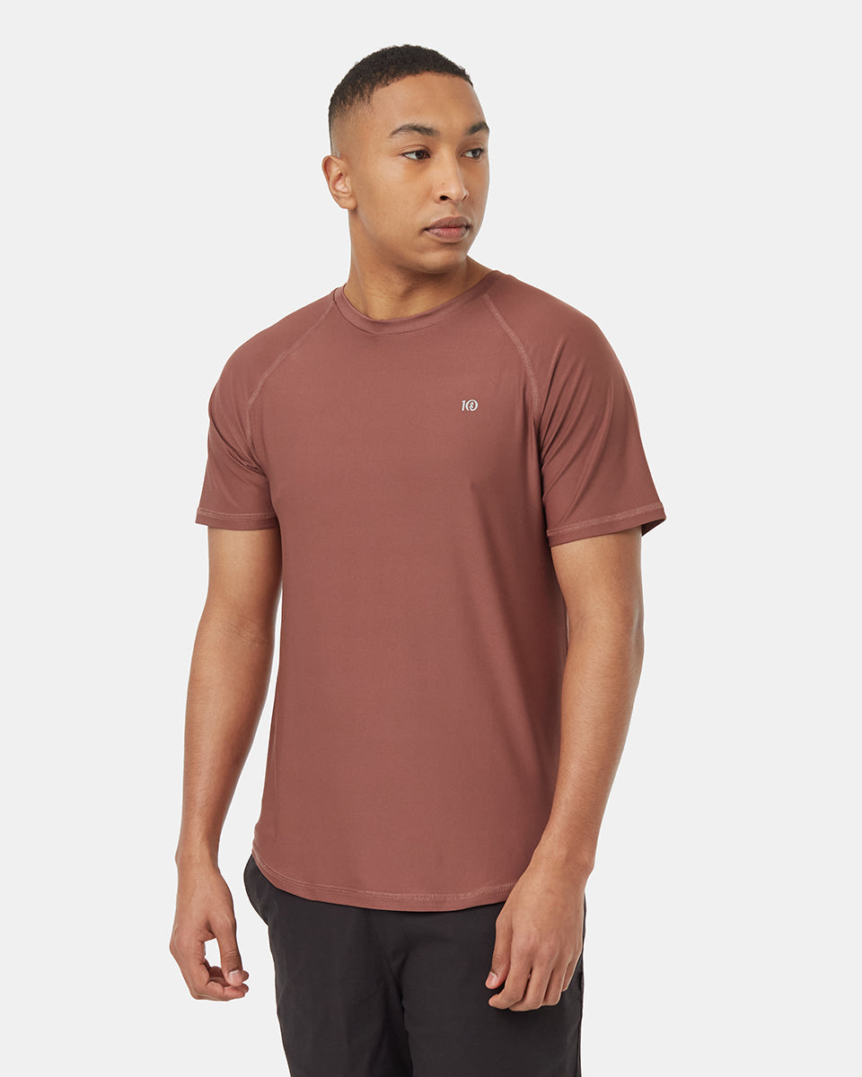 Camiseta Deportiva Manga Corta Roja