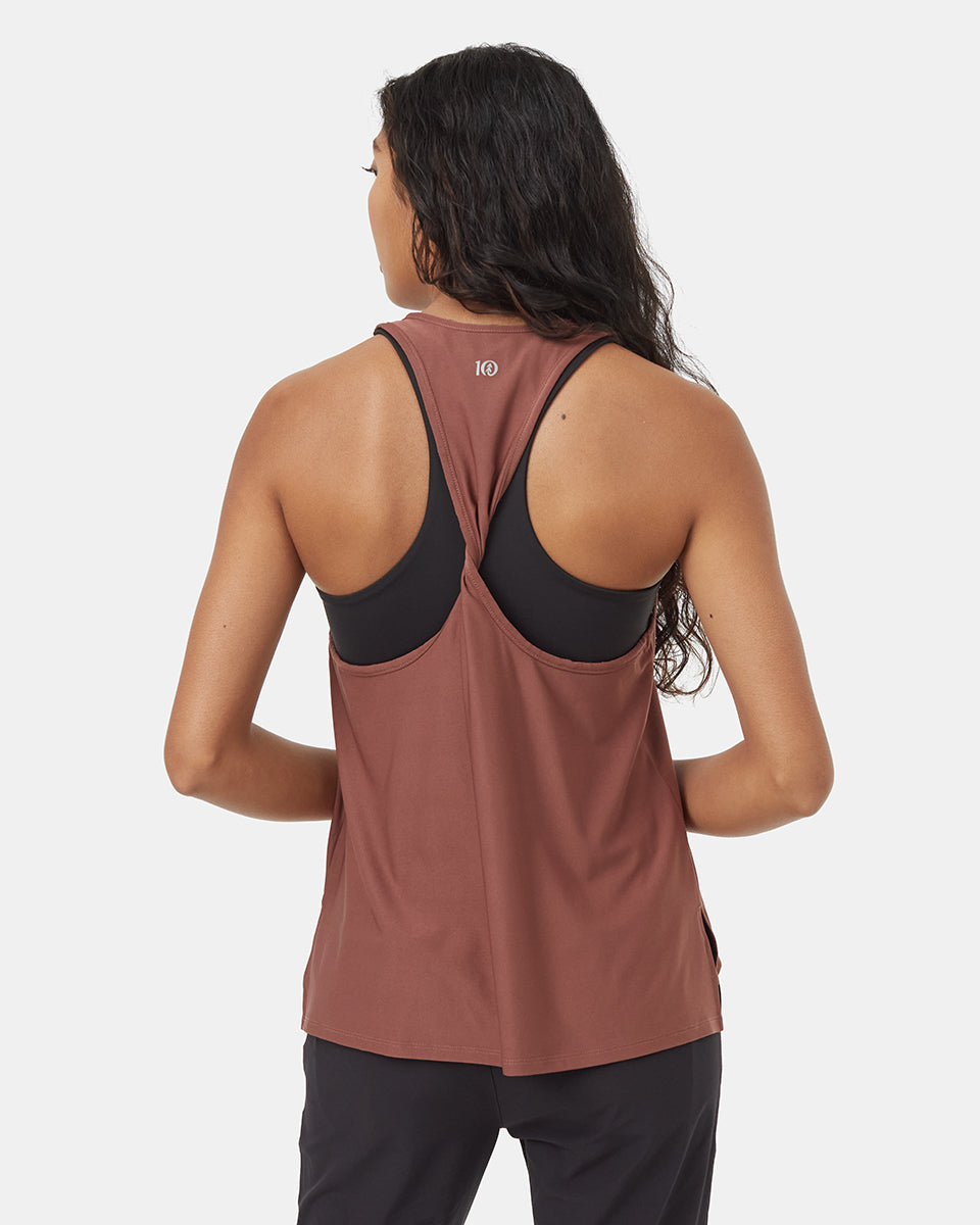 Top Deportivo Twist Rojo